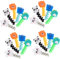 OSALADI 50pcs Animal Cable Protectors Cute Charger Savers for Usb Cables Random Designs Dinosaur Panda Kitten Adds Fun Decor