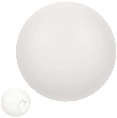 Zerodeko -Lampenschirm-Ersatz 1 Stück Glas-Lampenpfosten- Glatt Strukturiert Halsöffnung -Lampenschirm-Ersatz (80 Mm)