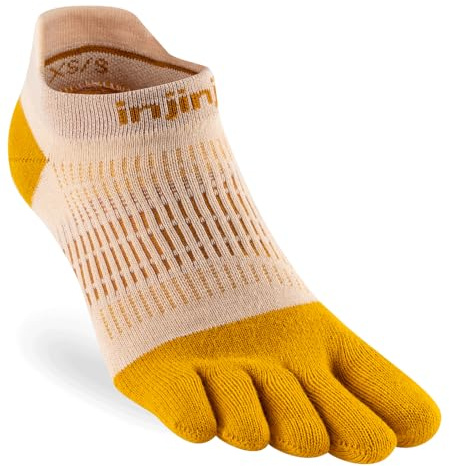 Injinji WOMEN'S RUN LIGHTWEIGHT NO-SHOW GOLDEN SPICE XS/S (EU: 35-40)