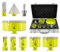Diamant Fliesenbohrer Set SANLEETEK - Diamant Lochsäge Set Diamant Bohrkrone (20/25/35/50/68/110mm+20mm Fingerfräser+50mm Fasenbohrer+Adapter) für Porzellan Keramik Fliesen Marmor Granit M14 Gewinde