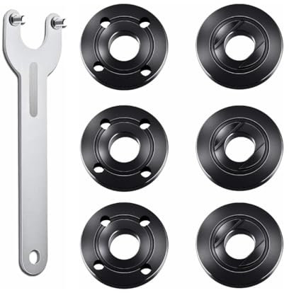 ARSGLZZ 3 Sets of 193465-4 Inner & Outer Angle Grinder Flange Nut Plus Wrench
