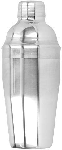 Aladeno Shaker per cocktail in acciaio inossidabile Design a tre stadi Bicchiere per miscelazione per cocktail Superficie lucida Impugnatura comoda Adatto per latte, tè, caffè e (550 ml)