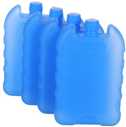 TOKIDNY 4stücke Kühlakkus Für Brotdosen Wiederverwendbare Gefrierpacks Für Kühltaschen Und Reise Kompakte Langlebig Einfache Handhabung Und Effektive Kühlung