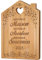 Giftasy Cadeau Crémaillère, Planche à Découper en Bambou, Idée Cadeau Crémaillère, Cadeaux pour Les Nouveaux Propriétaires, Cadeau Cremaillere pour la Maison pour Les Amis, la Famille et les Clients