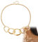 QhgPnt Boho Layered Circle Choker Necklace, Chunky Gold Necklace, Chunky Necklaces for Women, Necklaces Suitable for All Occasions for Ladies and Girls