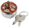 Pizgear Interrupteur d'allumage et de démarrage for tondeuse à gazon avec clés, for tracteurs 322 et 325, pièce de rechange compatible avec les références 430334 et 272360. Interrupteur à clé pour ton