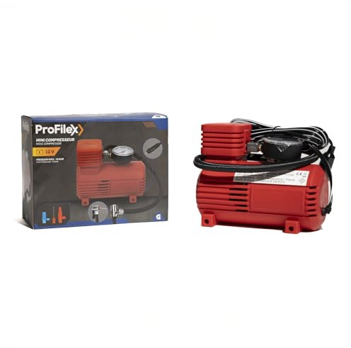 Mini Compresseur d’Air 12V Toolzone – 300 PSI, Allume-Cigare, Gonfleur pour Voiture, Vélo, Ballons et Gonflables