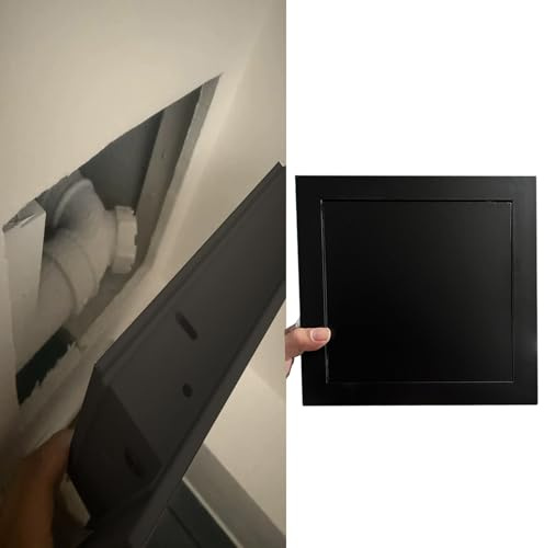 Xyrona Trampilla Pladur Panel de Acceso Oculto para Paneles de Yeso, Puerta de Acceso para Plomería con Tapa de Acero Galvanizado, Puertas de Cocina Exteriores Atornillables(60x60cm/24 x24)