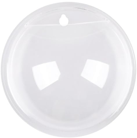 Abaodam Wall Hanging Acrylic Fish Bowl Transparent Wall Mounted Plant Pot Vase Multipurpose Decorative Aquarium Tank for Home Wedding Party Display