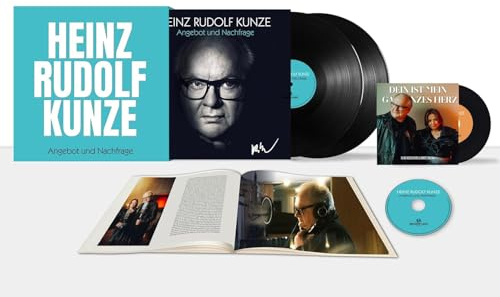 Heinz Rudolf Kunze, Neues Album 2025, Angebot und Nachfrage, Fan-Box Edition Mediabook mit 2LP+CD+Buch+7Single-Vinyl [Vinyl LP]