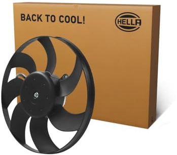 HELLA 8EW 366 420-121 Ventilateur, refroidissement du moteur - 12V - 180W | électrique - Ø: 296mm - sans cadre du véntilateur du radiateur (encadrement)/sans résistance