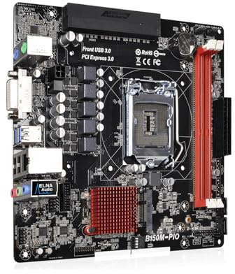 Scheda madre Scheda madre Intel B150 Fit For ASROCK B150M-PIO Intel B150 LGA 1151 DDR4 32GB supporta i7-6700 i5-7500 i3-6300 i7-6700 CPU SATA 3