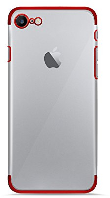 Puro IPC747VERGERED Verge Schutzhülle für Apple iPhone 7/8 Rot