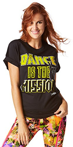 Zumba Unisex It's a Thing Tee Tops, Bold Black 1, X XX-Large