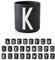 Design Letters Tasse Personalisiert (A-Z) | Kaffeebecher Porzellan | Kaffeetassen Buchstaben | Personalisierte Tasse, Personalisierte Geschenke | Tassen Schwarz | Dekorativ Tassen Buchstaben 250 Ml
