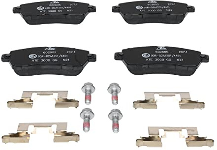 ATE Original Brake Pads Pad Set for Disc Brake 13.0460-2605.2 ECE-R90 Road Legal