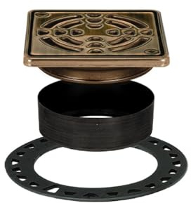 Schluter Kerdi-Drain Grate Kit, 4 Oil Rubbed Bronze