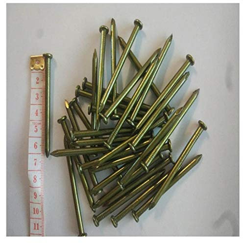 Clavos especiales de acero para cemento, clavos para carpintería, clavos para paredes, clavos para pintar, clavos de hierro, clavos redondos, clavos de gancho-Clavo de hierro / 10 cm de largo 30 kg
