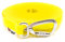 Twinkys Dog Style Hundeleine Schleppleine Wasserabweisend 20 mm breit mit Sicherheitskarabiner für Hunde 10 Meter MIT Handschlaufe Neon Gelb Made in Germany