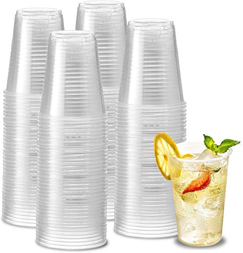 e!Orion Vasos de Plástico Desechables de Polipropileno - Reutilizable, Material Ecológico - Ideal para Fiesta, cumpleaños y Navidad - 200 ml, 1500 Unidades