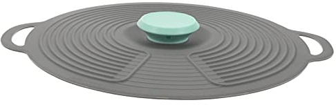 HEMOTON Silicone Pot Lid 12 Inch Airtight Pan Cover Reusable Heat-Resistant Food Silicone Preservation Cover for Kitchen Bowls