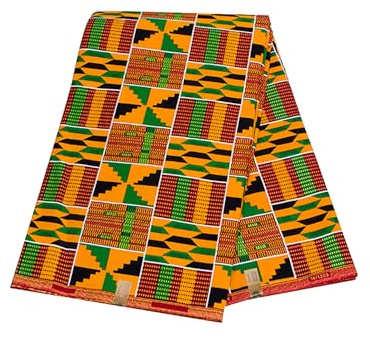 Afrikanischer Stoff, 6 Meter Muster, neuer Druckstoff, Ankara-Stoff, 100 % Baumwolle