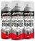 JENOLITE Anti-Rust Spray Paint | RED | 3x400ml | High Performance Metal Primer | Rust & Corrosion Protection | For Cars, Radiators, Garden Furniture & More