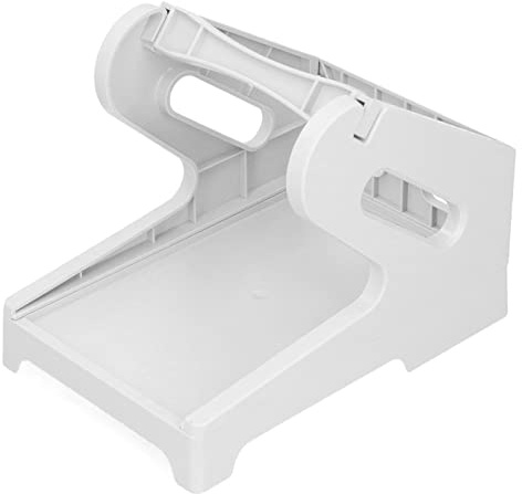 Etikettenhalter, 2 in 1 Etikettenhalter aus Kunststoff für Rollen und Zickzack-EtikettenEtikettenträger