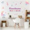 Wandsticker personalisiert mit Name Wandtattoo für Jugendzimmer Kinderzimmer Wohnzimmer Wandbild Mädchen Junge Teenager selbstklebend Y065 (Mit Wunschname, 05 Musik 1)
