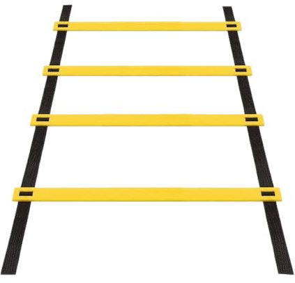 tieedhfu Agility Leiter, Flexibilitätstraining -Leiter -Geschwindigkeits -Fitness -Treppe, verbessert die Koordination, Kraft, Training im Freien, 2m 4rung