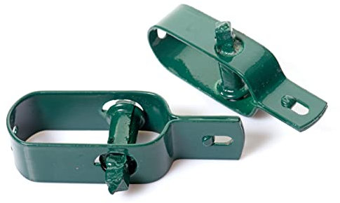 Lot de 10 tendeurs de fil de clôture en acier vert 120 mm