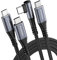 ANMIEL USB C to USB C Cable [2M+2M] USB C Cable PD Fast charging Compatible with iPhone 15/15 Plus/15 Pro/15 Pro Max,MacBook Pro 2020,iPad Pro 2020/Air 4,iPad Mini 6,Samsung Galaxy S22 S21