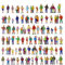PETSTIBLE 300Pcs Treno Ferroviario Layout 1:87 HO Scala Dipinto Figure Modello Persone Passeggero HO Scala Modello Treno Passeggero Strada