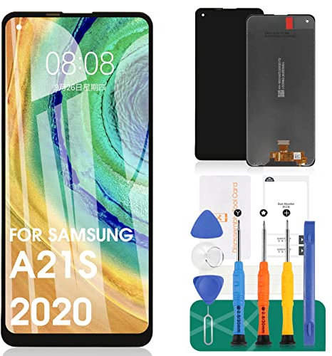 SRJTEK Samsung Galaxy A21s Reemplazo de Pantalla para Samsung A21s Pantalla LCD A217 Pantalla LCD SM-A217F Conjunto digitalizador táctil SM-A217M, SM-A217N Kits de reparación