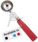 Meadow Lane Trigger Scoop - #24 Size (2-in Diameter) 2.7 Tbsp Capacity, Stainless Steel, Portion Control, Ice-cream & Cookie Dough Scoop, Red