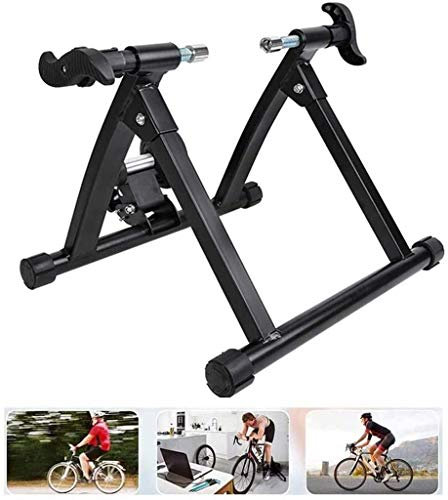 BAtlam Fahrrad-Trainer-Ständer, Indoor-Fahrrad-Trainer-Ständer, Heimtrainer, Radfahren, Stützrolle, Training, zusammenklappbar