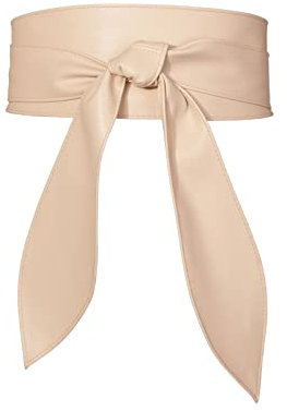 LumiSyne Damen Obi Gürtel Breite Gürtel Retro Cinch Gürtel Weich PU Leder Mode Wickelgürtel Zum Schnüren Knoten Hüftgürtel Bindegürtel Korsett Gürtel Taillengürtel Für Kleider Tägliche Party