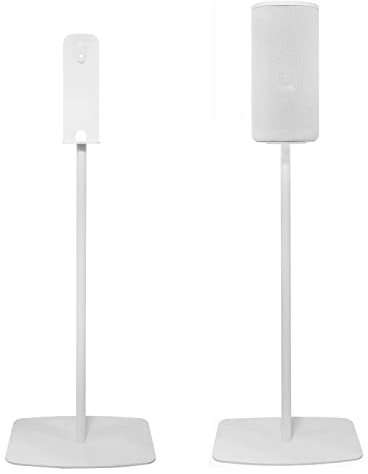 HUAYUWA 1 Pair White Speaker Stand for Sony HT-A9, Perfect Stand Setup for Easy and Secure Mounting of New HT-A9 Home Theater System Speaker