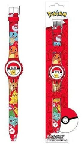 Rocco Giocattoli Pokemon Digitaluhr POK4374 für Kinder (ab 3 Jahren), unisex, Uhr