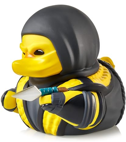 TUBBZ Erstausgabe Scorpion Sammler-Vinyl-Gummientenfigur - Offizielle Mortal Kombat-Merchandise - Kämpfende Aktion TV, Filme & Videospiele