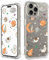 COBATREE Cute Cat Pattern Clear Case for iPhone 15 Pro Max 6.7” - Bumper Protective Shockproof Soft Cover Case