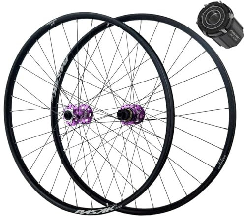 Mountainbike MTB Räder Felge 26 27,5 29 Zoll, Aluminiumlegierung Vorder/Hinterrad Abgedichtetes Lager 148mm Fahrradrad Scheibenbremse for 8–12 Gänge (Farbe : 100 * 142MM, Size : 27.5 inch)