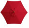 CCKUHN Ersatz-Sonnenschirmdach, 6-Arm-Sonnenschirm, Ersatzdach, wasserabweisendes Stoff-Schirmdach, Ersatzoberteil für Garten, Terrasse, Hof, Strand, Pool (Rosso 2,7 m)
