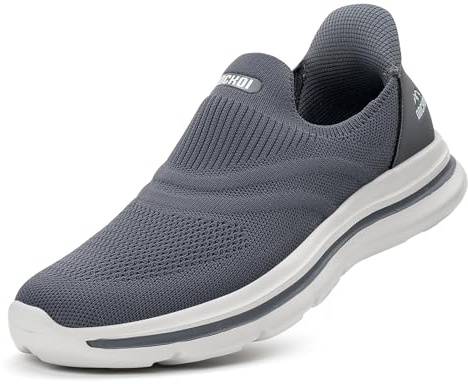 ODCKOI Slip On Sneaker Herren Ohne Schnürsenkel Schuhe Outdoor Sportschuhe Leichtgewichts Atmungsaktiv Hand-Free Freizeit Straßenlaufschuhe