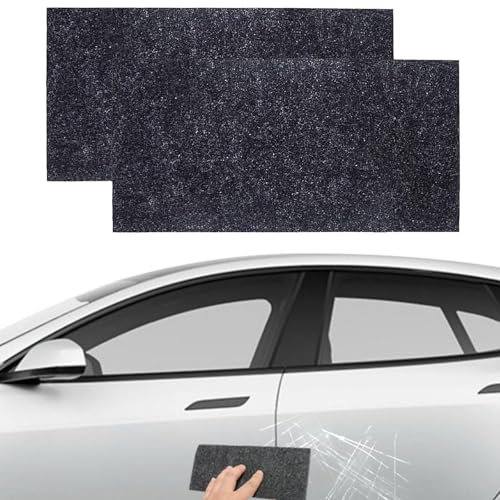 SUJEBKC 2 Stück Kratzer Entferner Auto,Nano Sparkle Tuch Original,Tuch Car Scratch Remover Für Reparatur Von Leichten Kratzfarben,Lackpflege,Autoreinigung