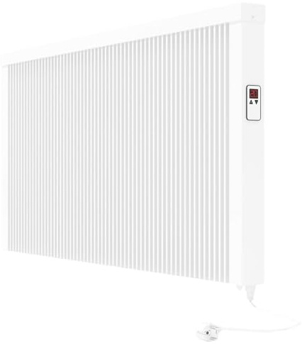eVARMO Areo Direct 2600 W Elektroheizung Wandmontage - Elektroheizkörper mit Thermostat - Elektrische Heizung Smart Home - App steuerbare Heizung ohne Hub - Digitale WLAN Elektroheizung
