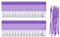 FloraVigo 100 Stück Lavendelsäckchen, Duftsäckchen Kleiderschrank, Säckchen für Lavendel Leer, Stoffsäckchen Zum Befüllen Beutel Bags Leinensäckchen (100)