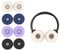 Silicone Earpads Cover for JBL Tune 520BT, Ear Pads Sleeve Protector Headphones Over-Ear Protective Cover, Anti-Scratch Washable Dustproof Case for Earpad for Tune 520BT Headset (Purple)