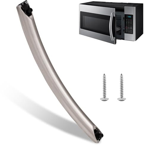 Upgraded ME16A4021AS Microwave Door Handle, DE94-04313F Microwave Door Handle Compatible with Samsung ME16A4021AS Microwave Oven Door Handle, Alloy Material