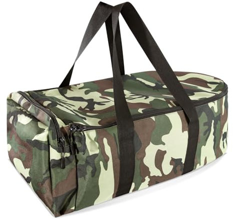 HEVMEVENI Bait Boat Carrying Bag – Large Capacity Storage Case, Weather-Resistant & Portable Design (Camo Green)